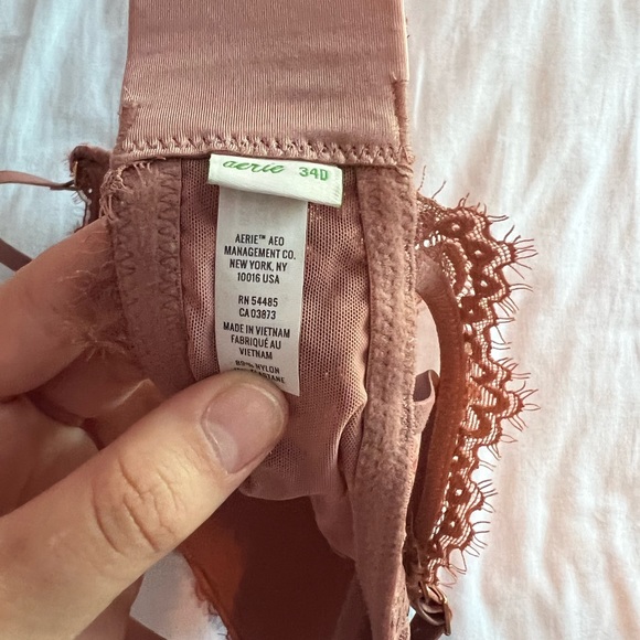 Aerie Pink Lace Bra - Picture 4 of 4